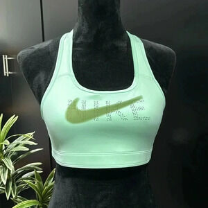 Nike Dri-Fit Reversible medium support training bra,large keyhole back,swoosh